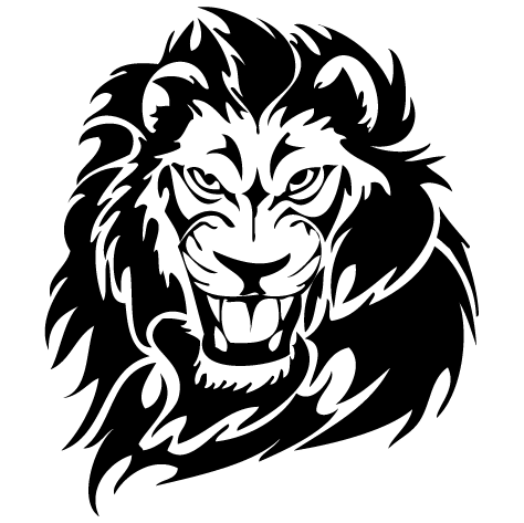 Sticker tête de Lion